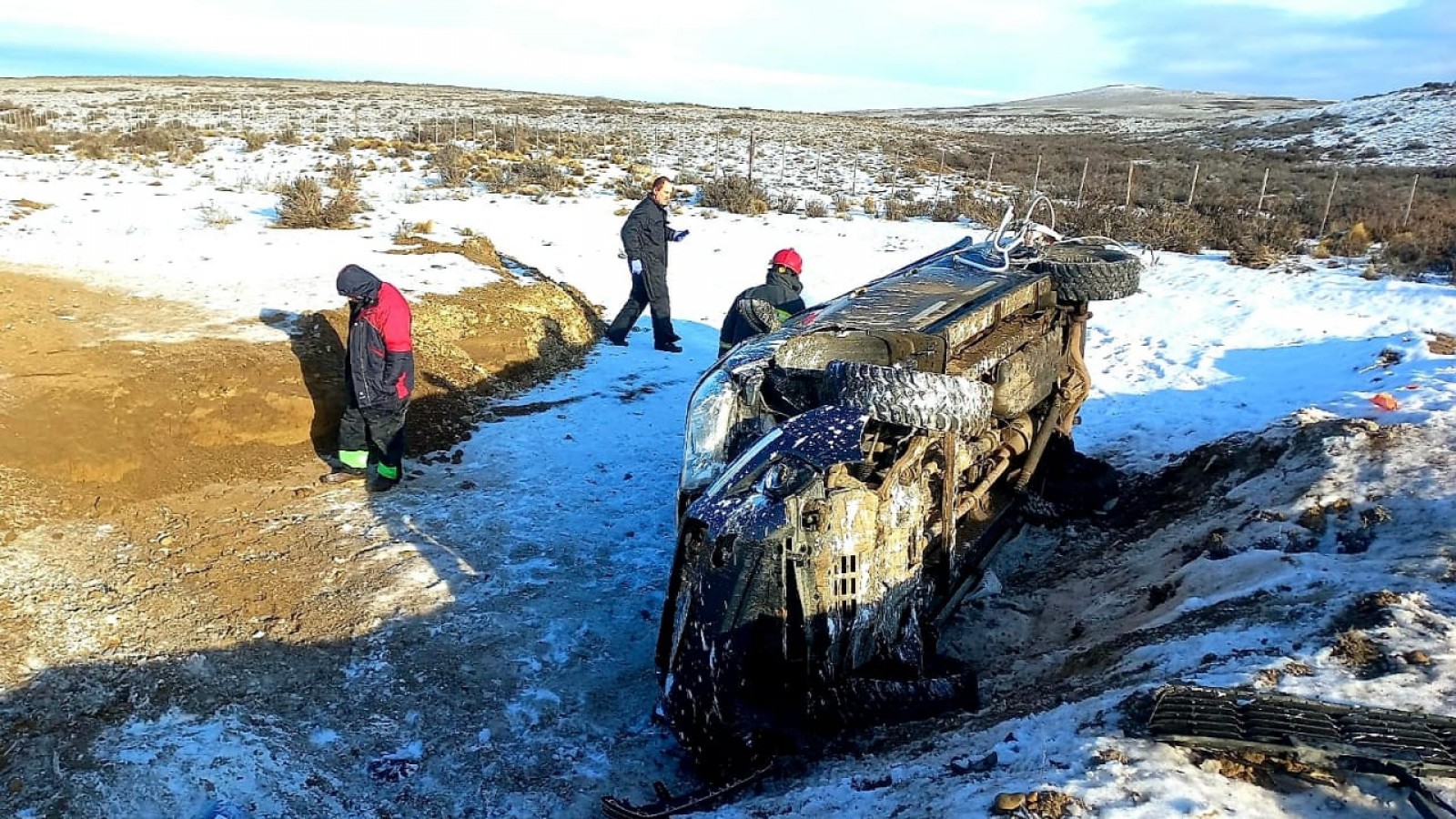 Sólo hubo lesiones leves a pesar del vuelco